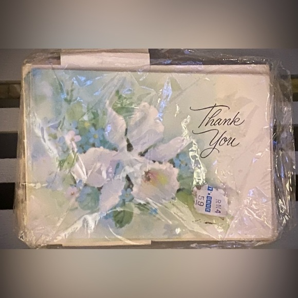 VINTAGE Unopened Pkg. GLENCREST 1978 For- Wedding, Shower-Thank You Gifts Cards - Picture 3 of 16